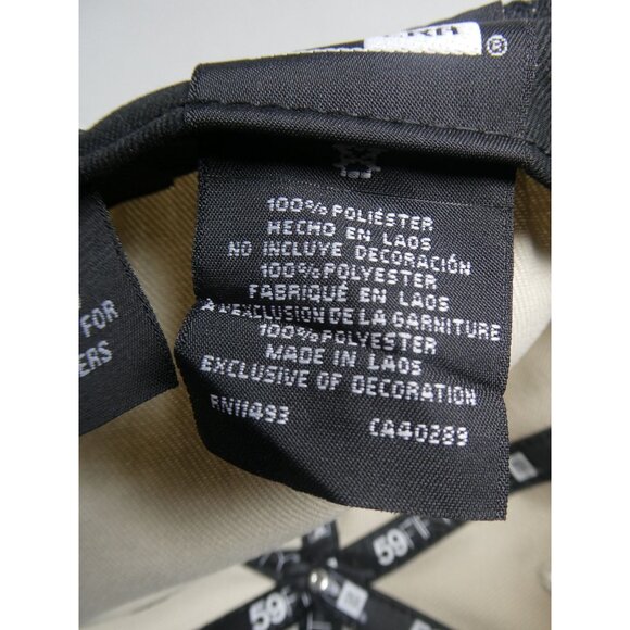 New Era 59Fifty Detroit Tigers Official‎ On-Field Baseball Cap Beige Size 7 5/8 - Picture 10 of 11